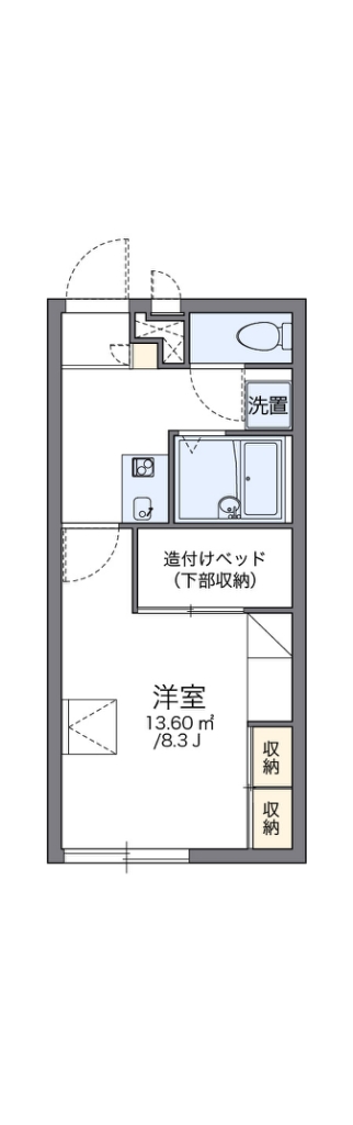 レオパレススズラン 間取り