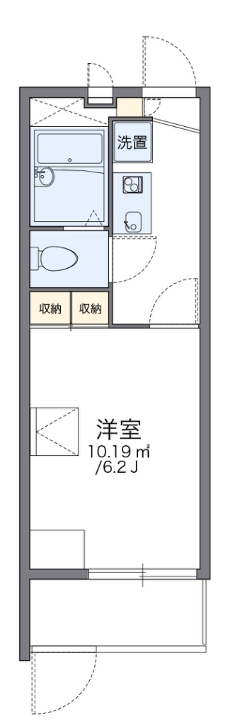 レオパレスラ　フォレ 間取り