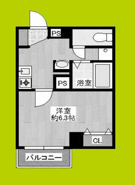 みおつくし東なんば 間取り