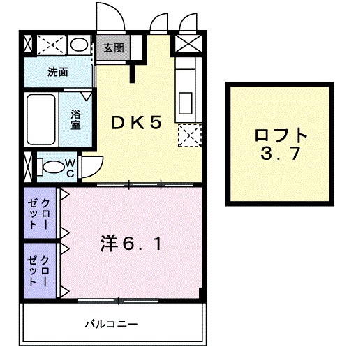 カンフォタブル・メゾン 間取り