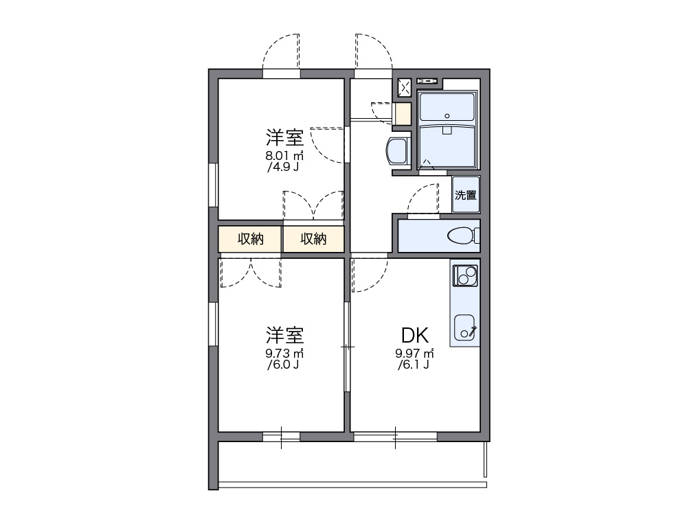 レオパレスＫＯＢＡＴＡ 間取り