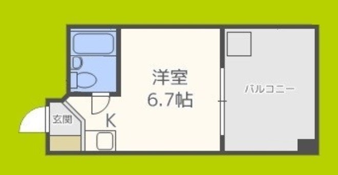 大拓ハイツ6 間取り