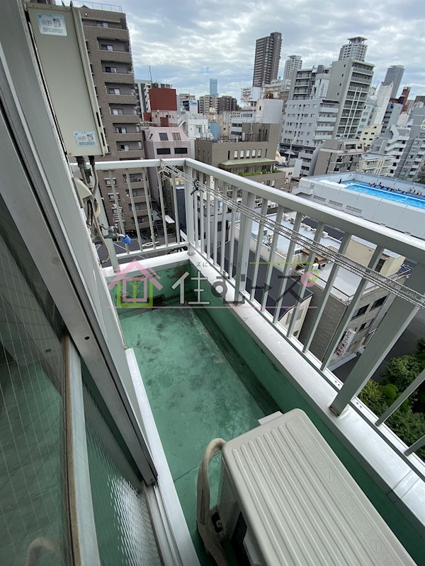 メビウス上本町西レジデンス ベランダ