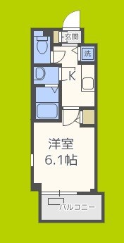 プレサンス上町台クレスト 間取り