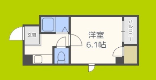 タカノハイム天神橋 間取り