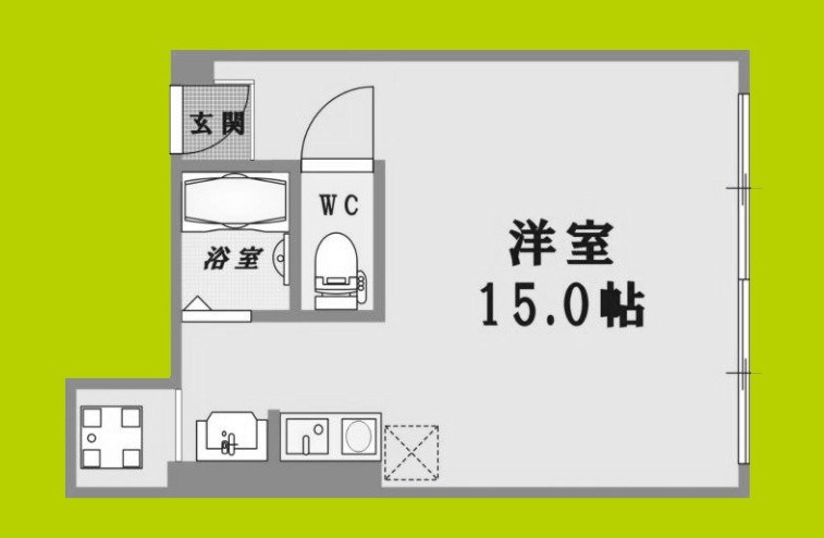 GATE80天王寺 間取り