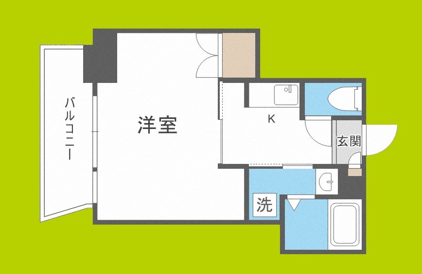 CITY　SPIRE美章園 間取り