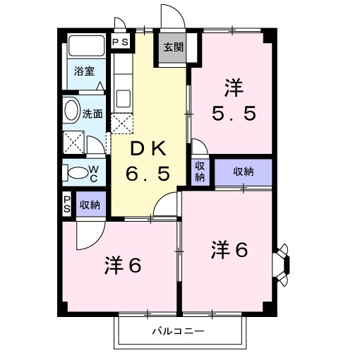 プレイス桑才 間取り