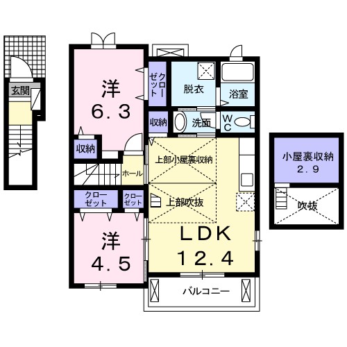 アルコバレーノ　和 間取り