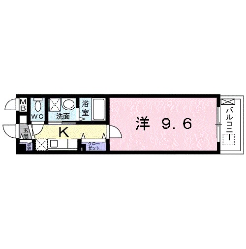 プラシード東難波 間取り