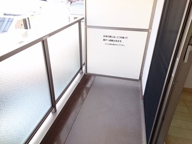 プラシード東難波 ベランダ