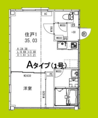 フォレスタ服部天神 間取り