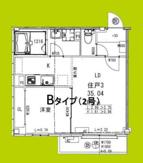 フォレスタ服部天神 間取り