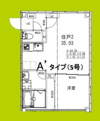 フォレスタ服部天神 間取り