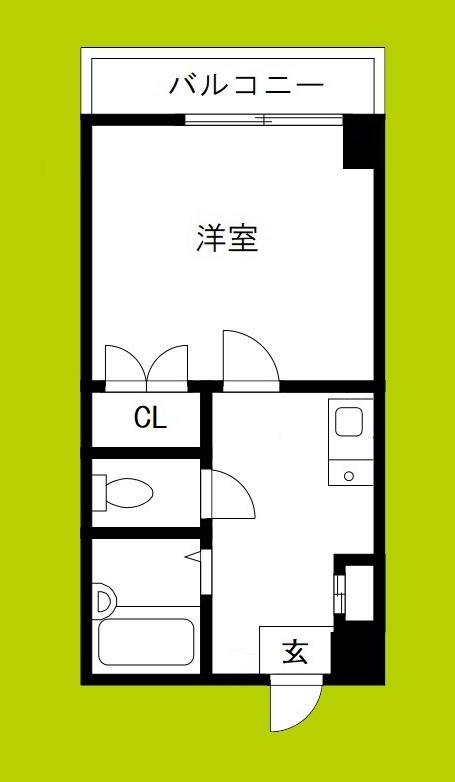 ラパンジール恵美須Ⅲ 間取り