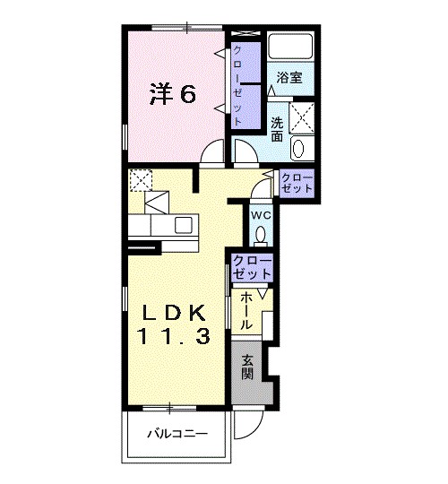 アメニティＢ 間取り