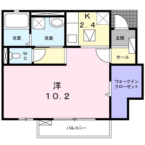 メゾン　ド　フルール 間取り