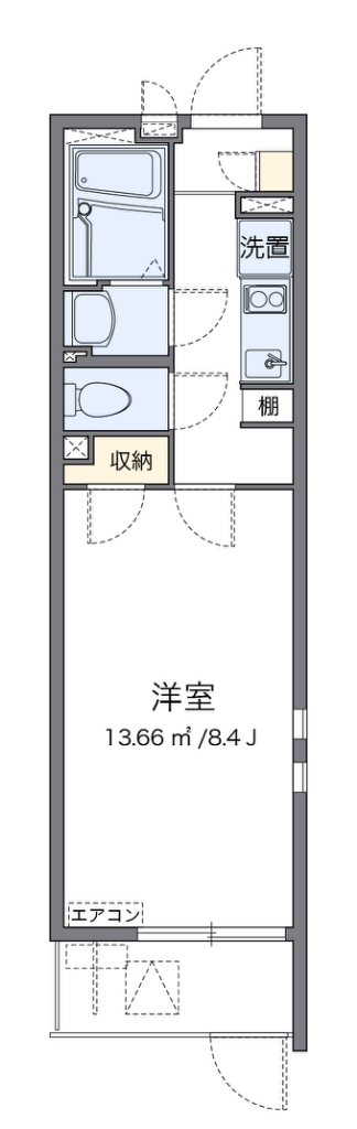 クレイノ大物 間取り