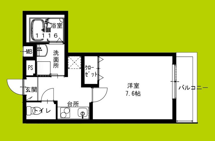 フジパレス俊徳道Ⅴ番館 間取り