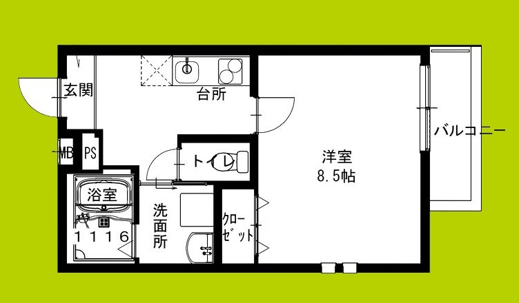 フジパレス堺今池サウス 間取り