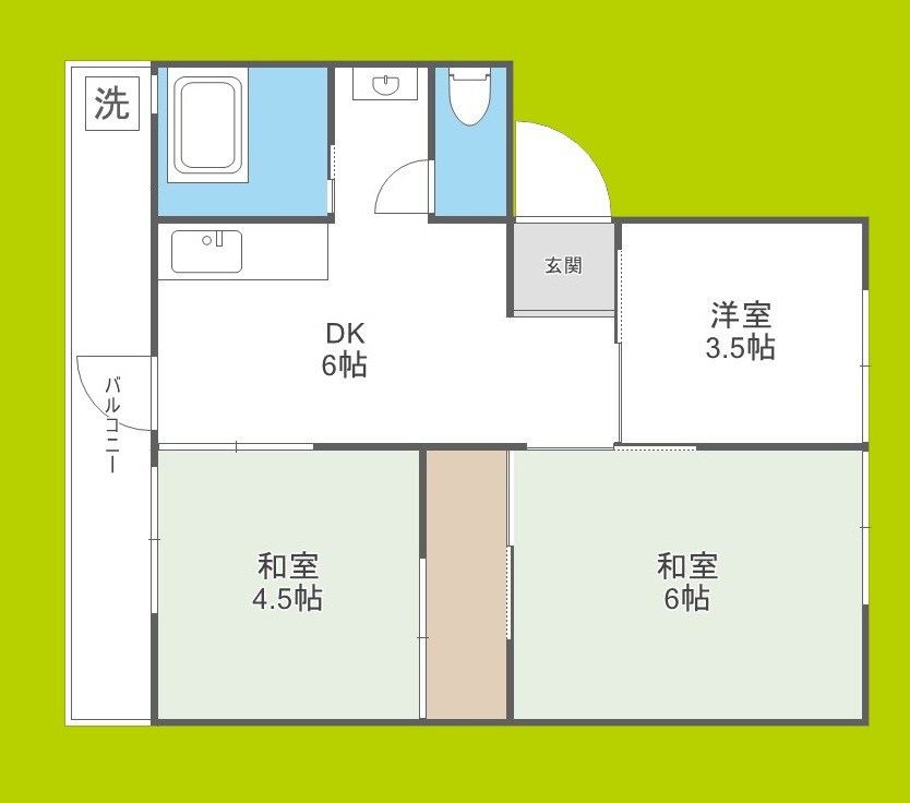 シャトーポール3 間取り図