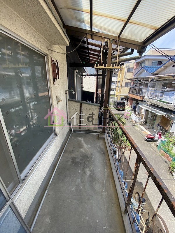 西住之江4丁目賃貸物件 ベランダ