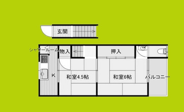 メゾネットみさき 間取り