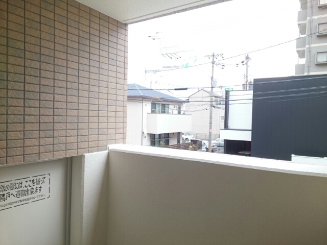 シェモワ　八尾 ベランダ
