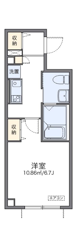 レオパレス香行苑１号 間取り