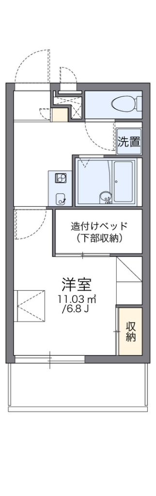 レオパレスＳＡＫＡＥ 間取り