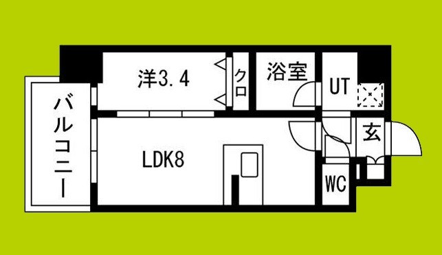 エスリードレジデンス大阪福島シティスクエア 間取り