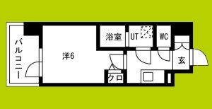 エスリードレジデンス大阪福島シティスクエア 間取り