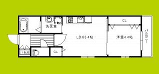 La vie belle 宝山町 間取り図