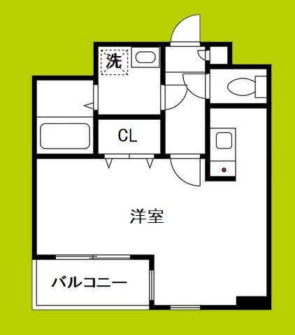キャピトル靱本町 間取り図