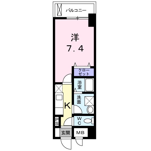 フォンテーヌ　加賀屋 間取り