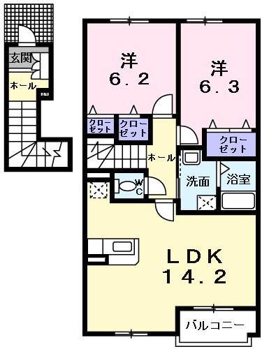 ベルソレイユ 間取り