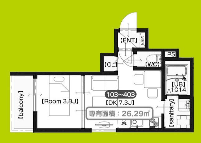F　SEAM　春日出北 間取り