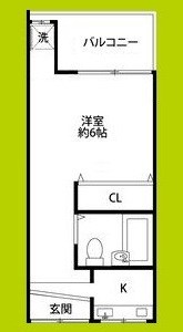 クレスト下新庄駅前 間取り