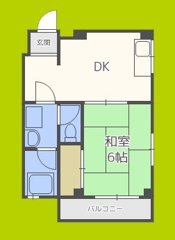 ハイツキシモト 間取り
