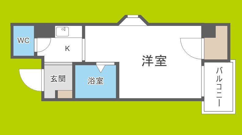 クラウンハイム新高 間取り