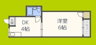 第1生島ハイツ 間取り