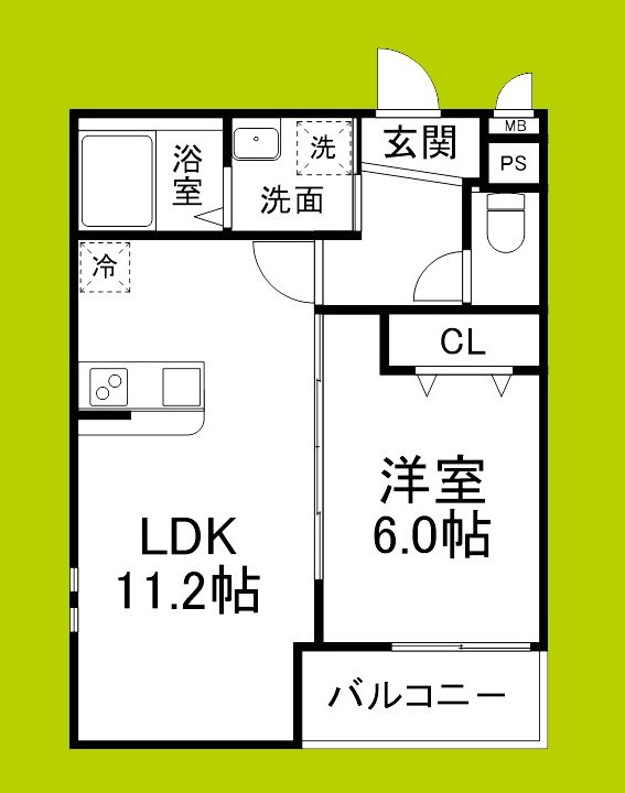 フジパレス下瓦屋 間取り