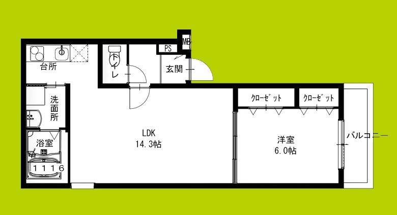 フジパレス堺大浜中町Ⅴ番館 間取り