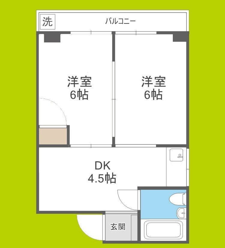 阿倍野阪南マンション 間取り
