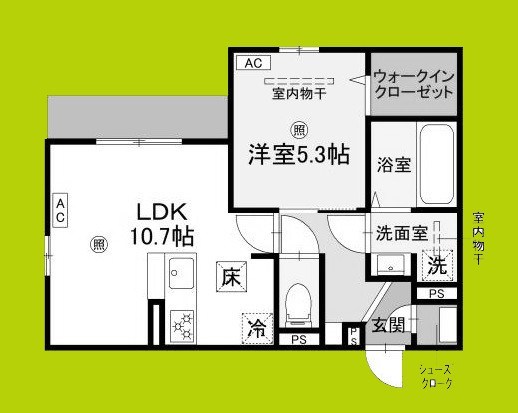 グランピース駒川 間取り