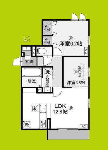 グランピース駒川 間取り