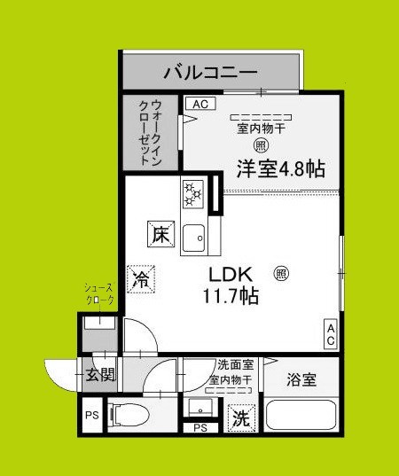 グランピース駒川 間取り
