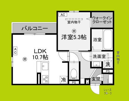 グランピース駒川 間取り