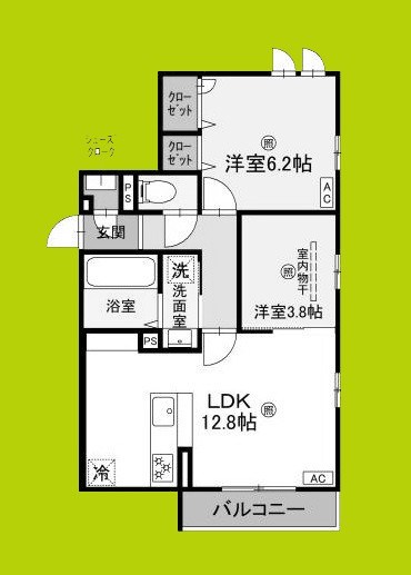 グランピース駒川 間取り