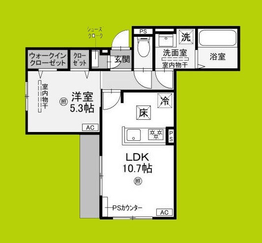 トキネス駒川 間取り